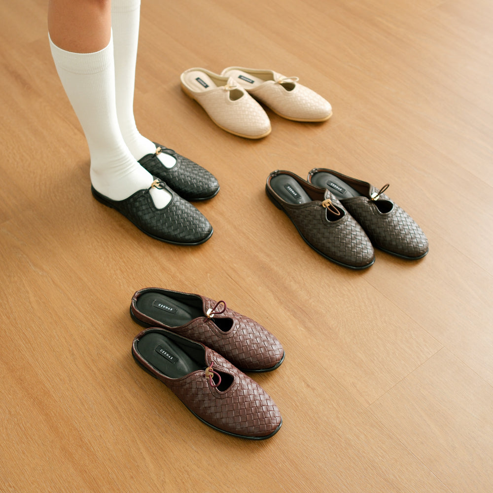 CEKHAS - Oleea Mules Black REVERIE Collection