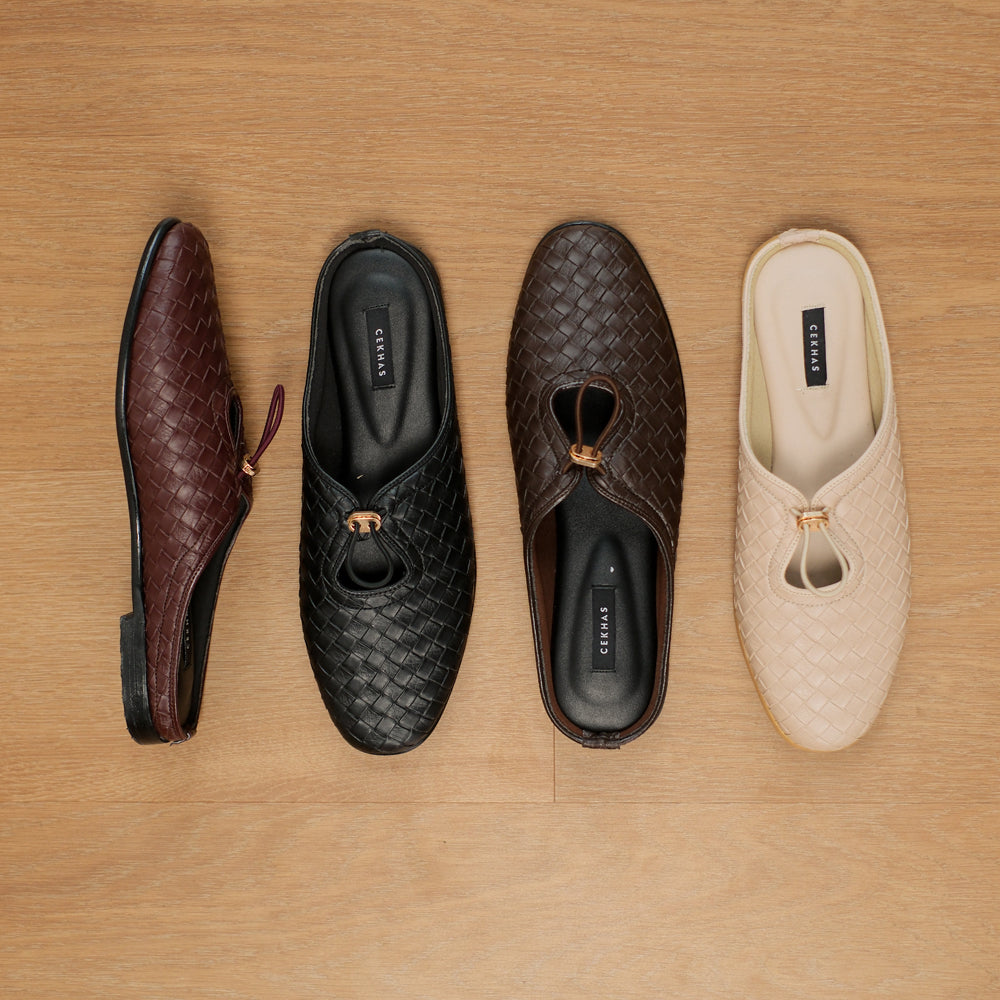 CEKHAS - Oleea Mules Wood REVERIE Collection