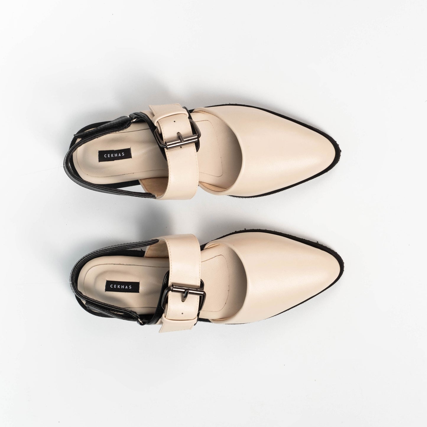 Poppy Cream Mules