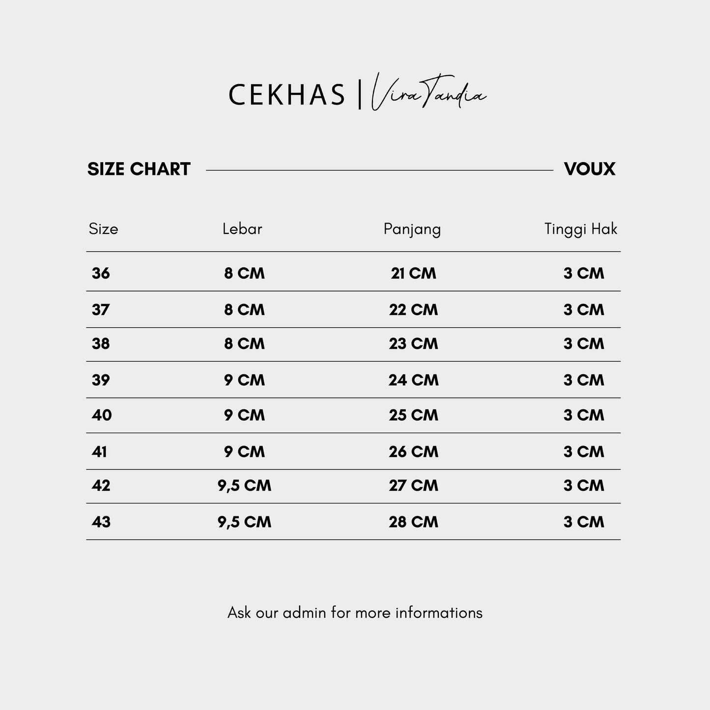 CEKHAS X VIRA TANDIA - Voux Brown Mules