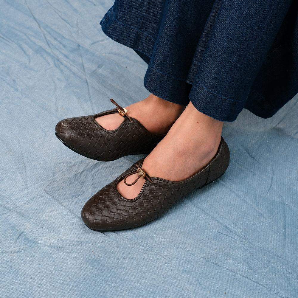 CEKHAS - Odelia Brown Flat Shoes Wanita REVERIE Collection