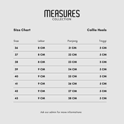 CEKHAS - Callie Heels Denim MEASURES Collection