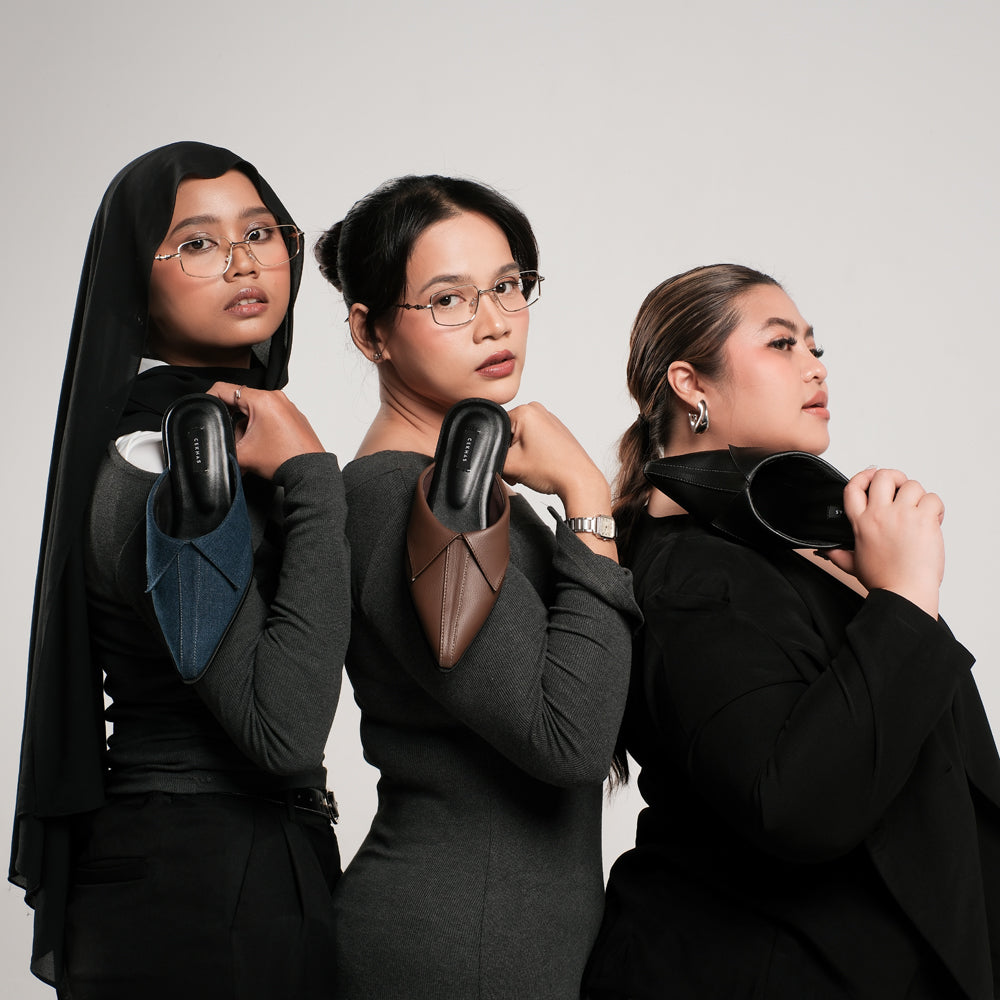 CEKHAS - Callie Heels Black MEASURES Collection