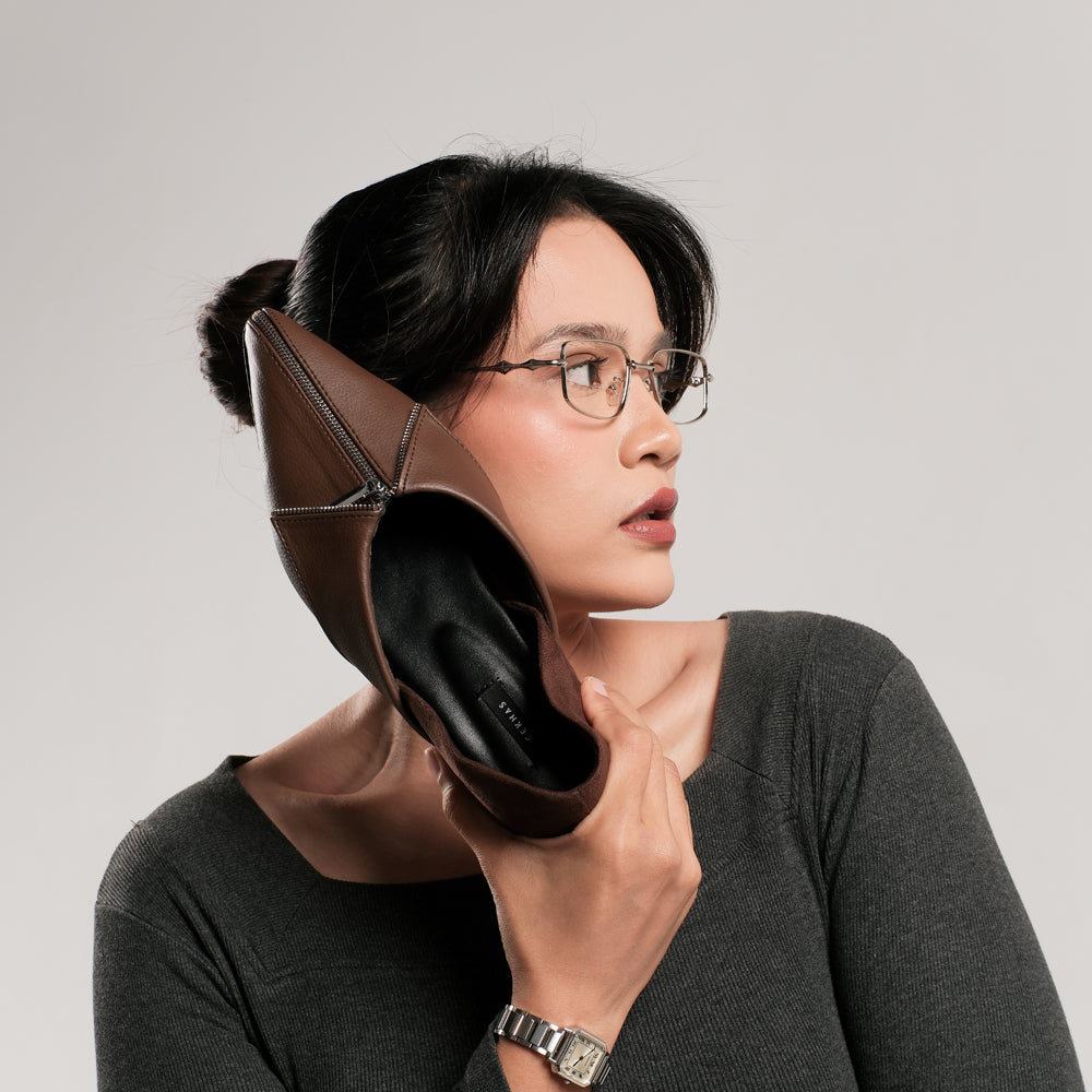 CEKHAS - Clare Flat Shoes Brown MEASURES Collection