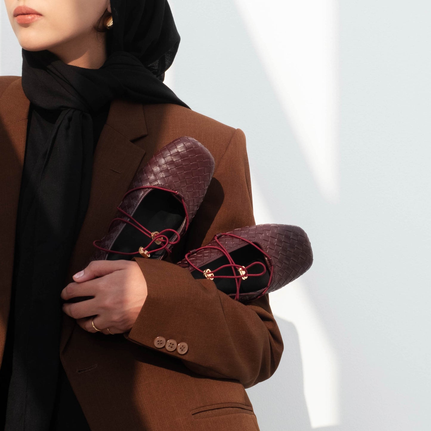 Viola Wood Flat Shoes - REVERIE Collection