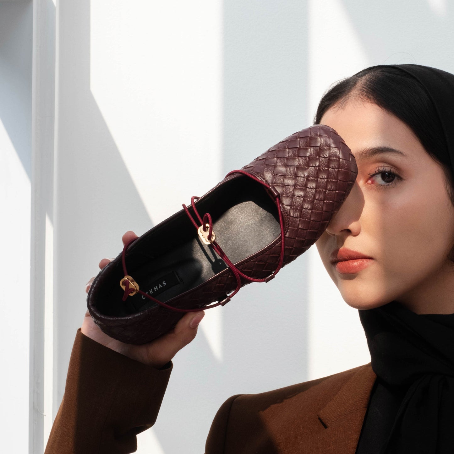 Viola Wood Flat Shoes - REVERIE Collection