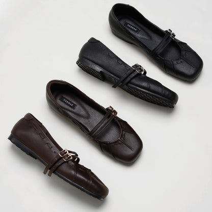 Gwena Flat Shoes Genuine Leather - S/S 2026 KL