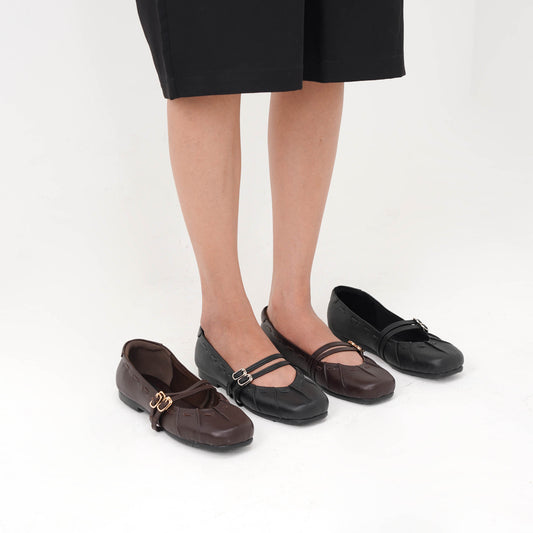 Gwena Flat Shoes Genuine Leather - S/S 2026 KL