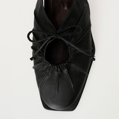 CEKHAS X VIRA TANDIA - Vexi Black Flat Shoes