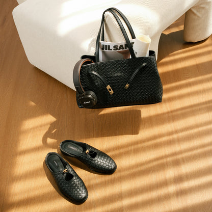 CEKHAS - Oleea Mules Black REVERIE Collection