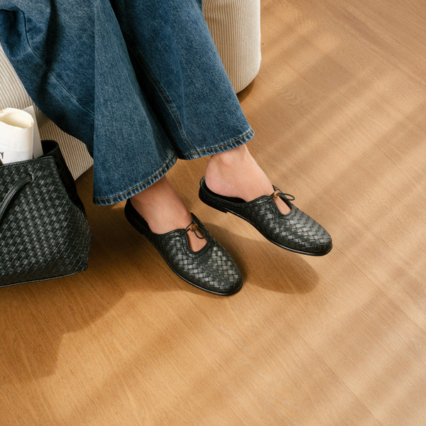 CEKHAS - Oleea Mules Black REVERIE Collection