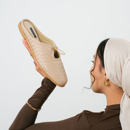 CEKHAS - Oleea Mules Cream REVERIE Collection
