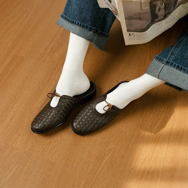 CEKHAS - Oleea Mules Brown REVERIE Collection