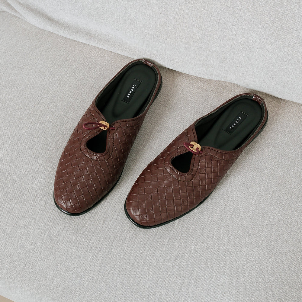 CEKHAS - Oleea Mules Wood REVERIE Collection