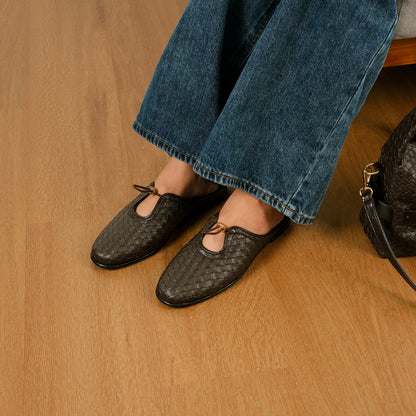 CEKHAS - Oleea Mules Brown REVERIE Collection