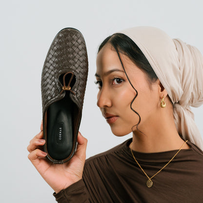 CEKHAS - Oleea Mules Brown REVERIE Collection