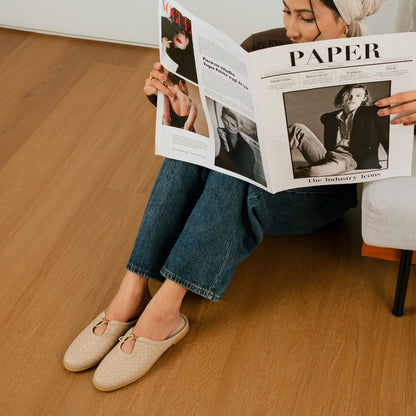 CEKHAS - Oleea Mules Cream REVERIE Collection