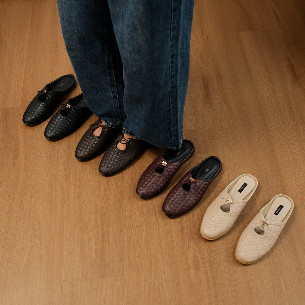 CEKHAS - Oleea Mules Brown REVERIE Collection