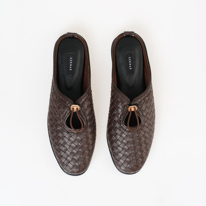 CEKHAS - Oleea Mules Brown REVERIE Collection