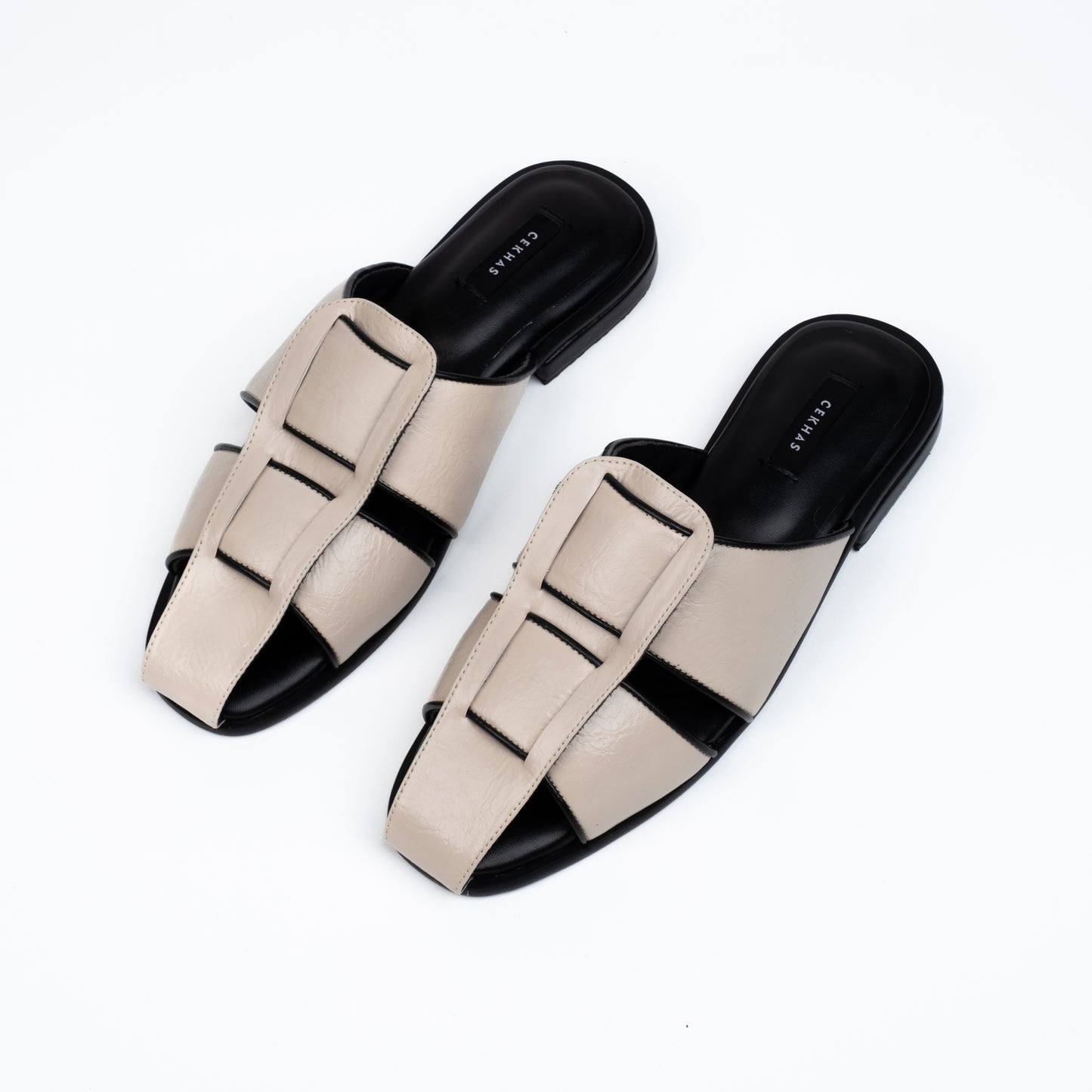 Alata Cream Sandal - REVERIE Collection
