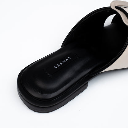 Alata Cream Sandal - REVERIE Collection