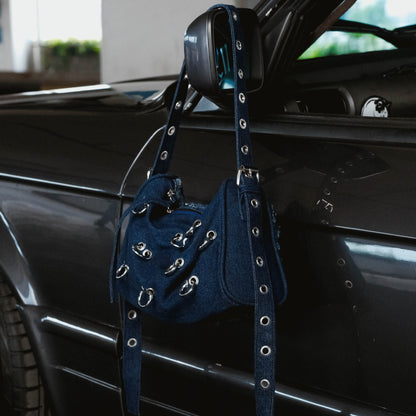 Selena Blue Denim Bag