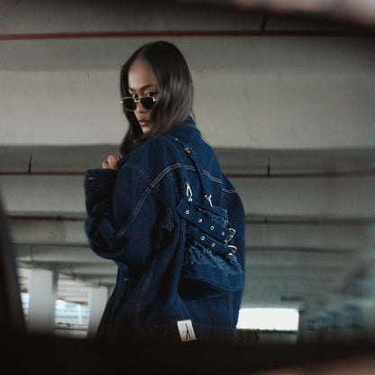 Selena Blue Denim Bag