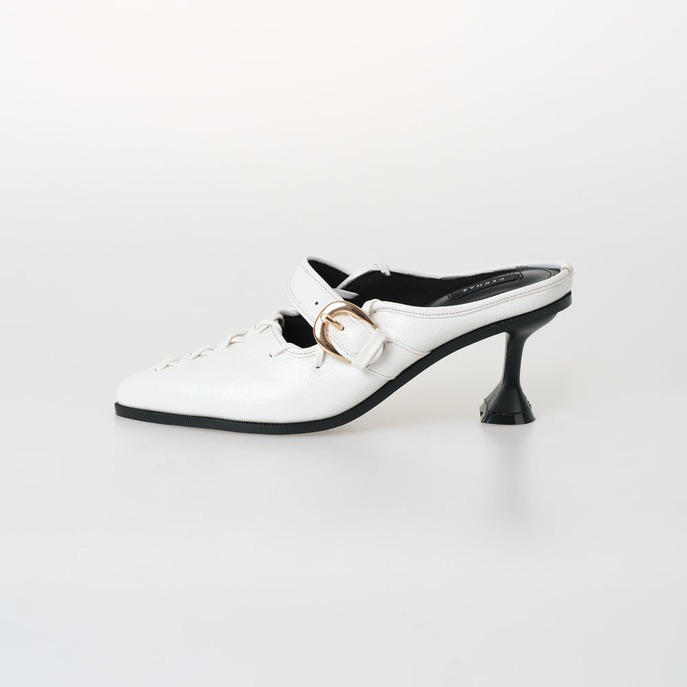 Helen White Heels Wanita