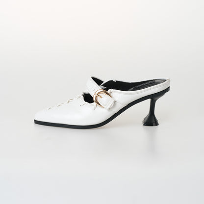 Helen White Heels Wanita