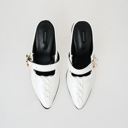 Helen White Heels Wanita