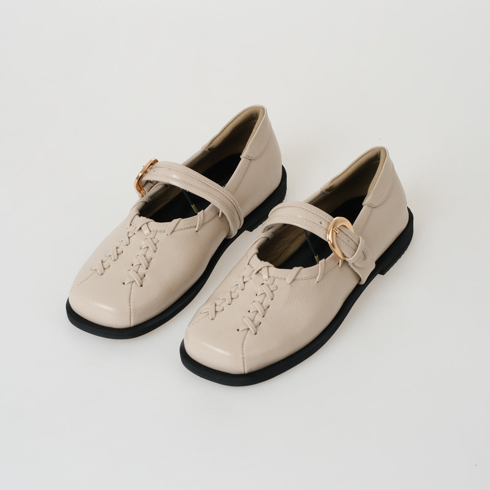 Lenorra Ivory Mules Sandal Wanita