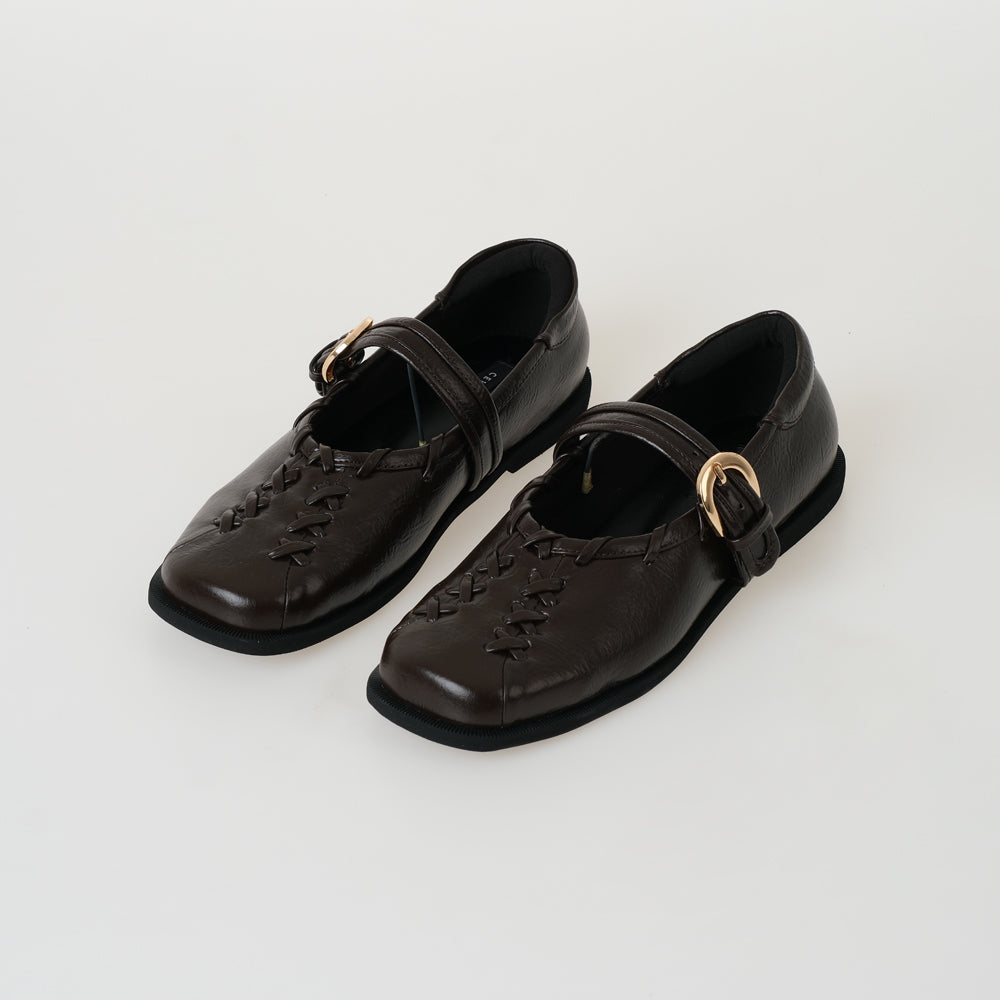 Lenorra Brown Mules Sandal Wanita