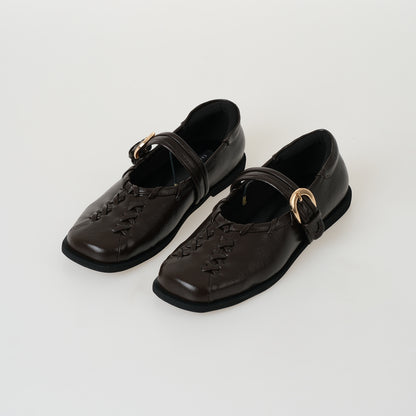 Lenorra Brown Mules Sandal Wanita