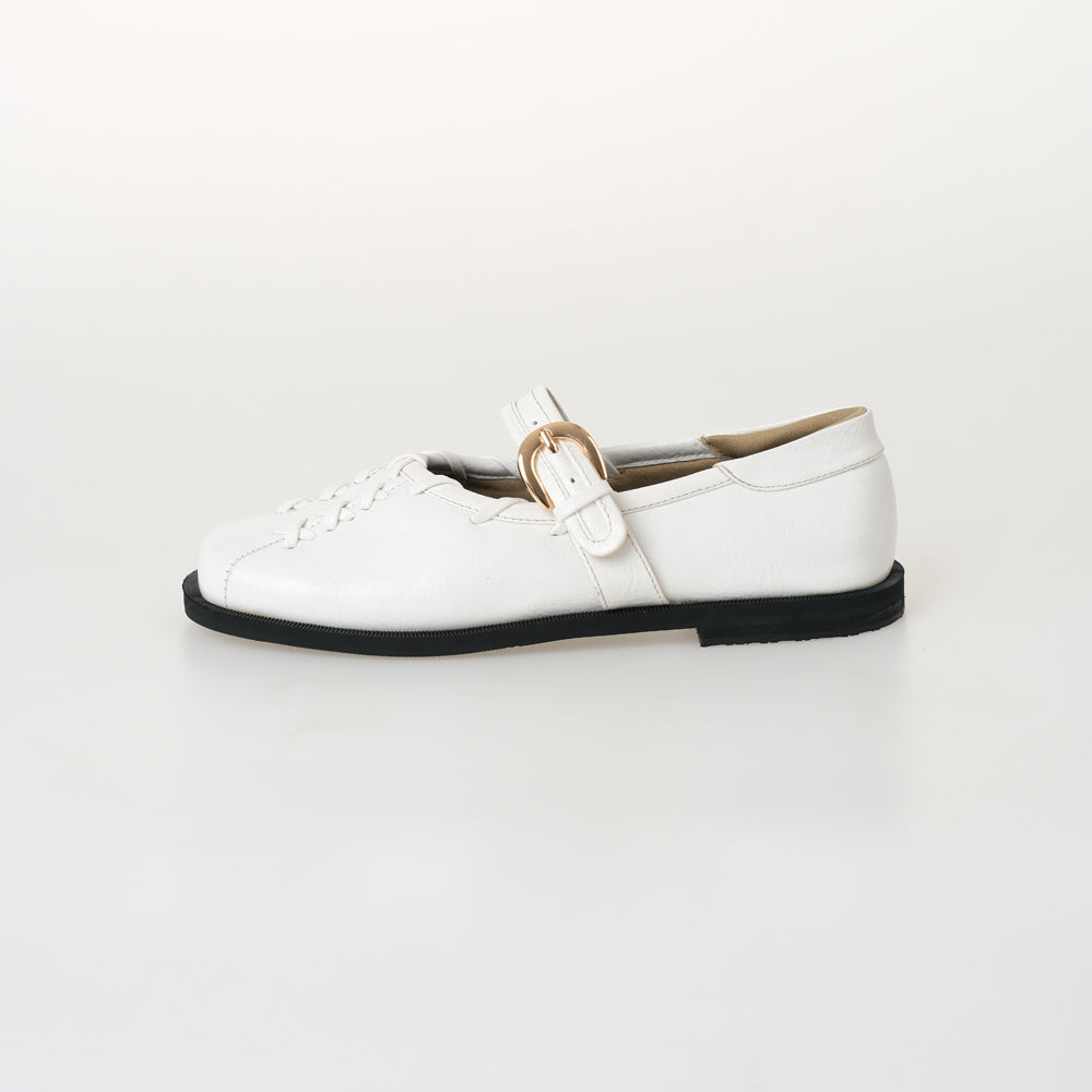 Lenorra White Mules Sandal Wanita