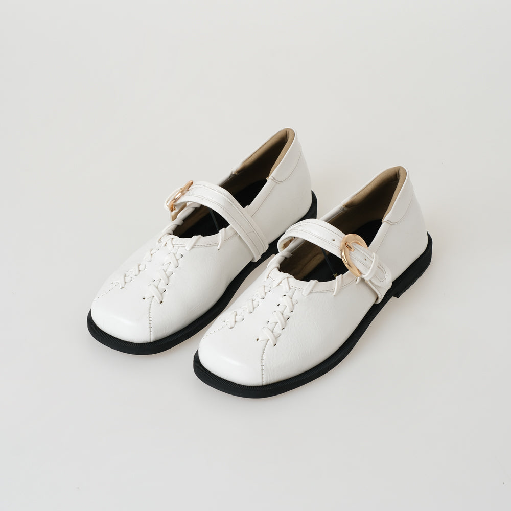 Lenorra White Mules Sandal Wanita