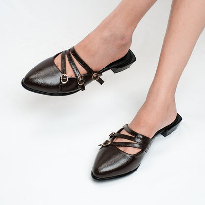 Leora Brown Mules