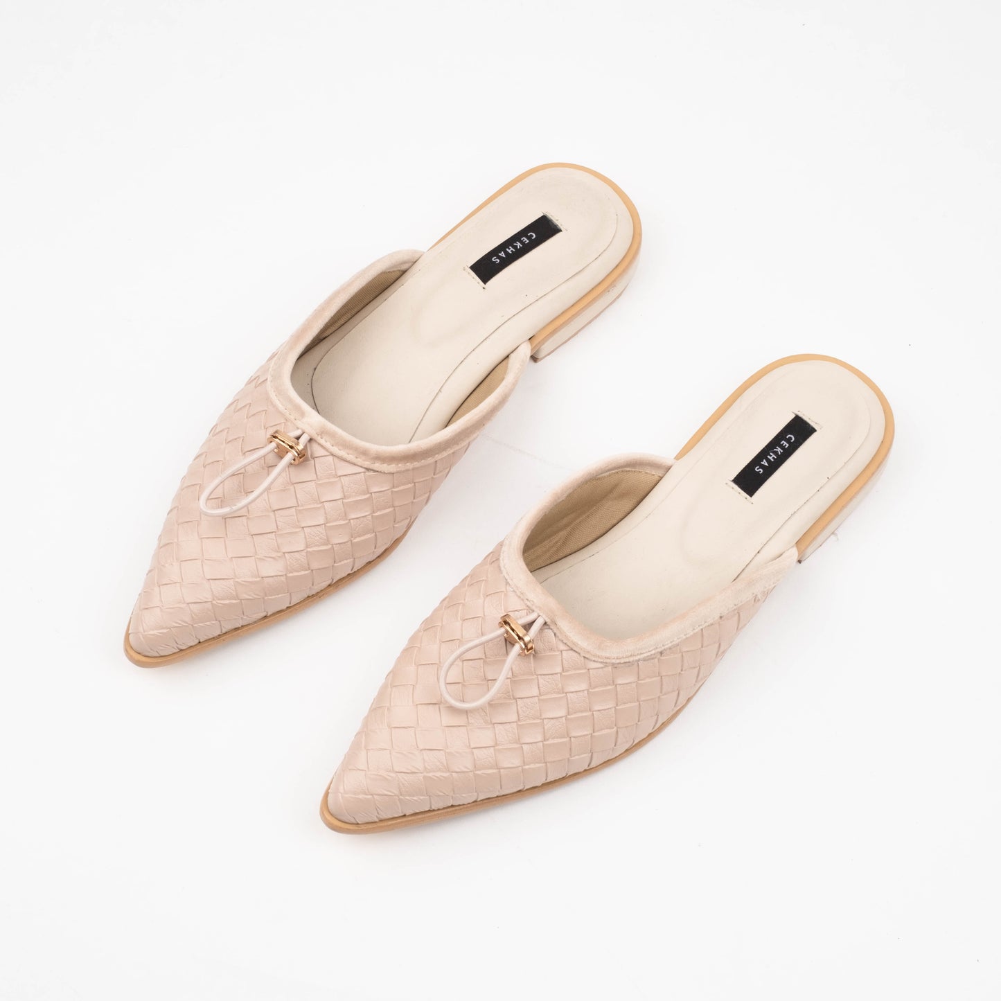 Eileen Cream Mules - REVERIE Collection