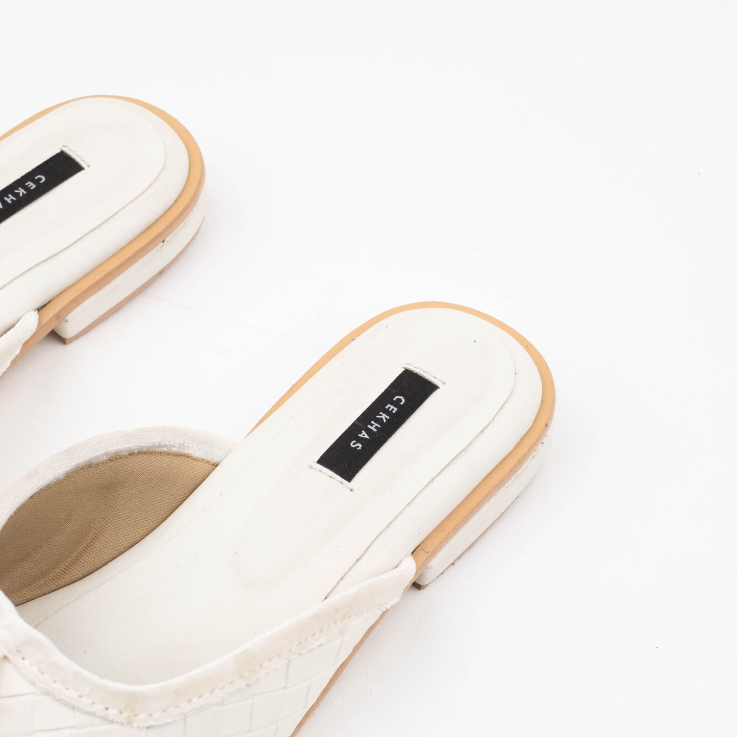 Eileen White Mules - REVERIE Collection