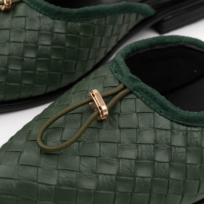 Eileen Emerald Mules - REVERIE Collection