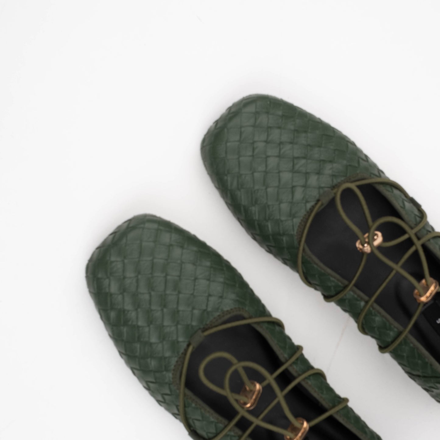 Viola Emerald Flat Shoes - REVERIE Collection