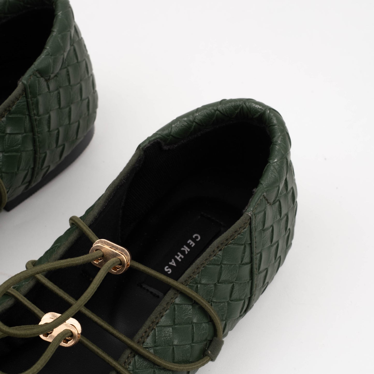 Viola Emerald Flat Shoes - REVERIE Collection