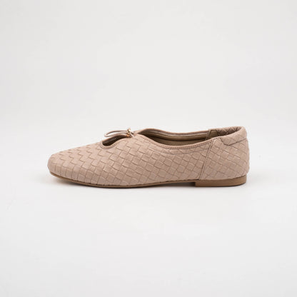 Odelia Cream Flat Shoes - REVERIE Collection