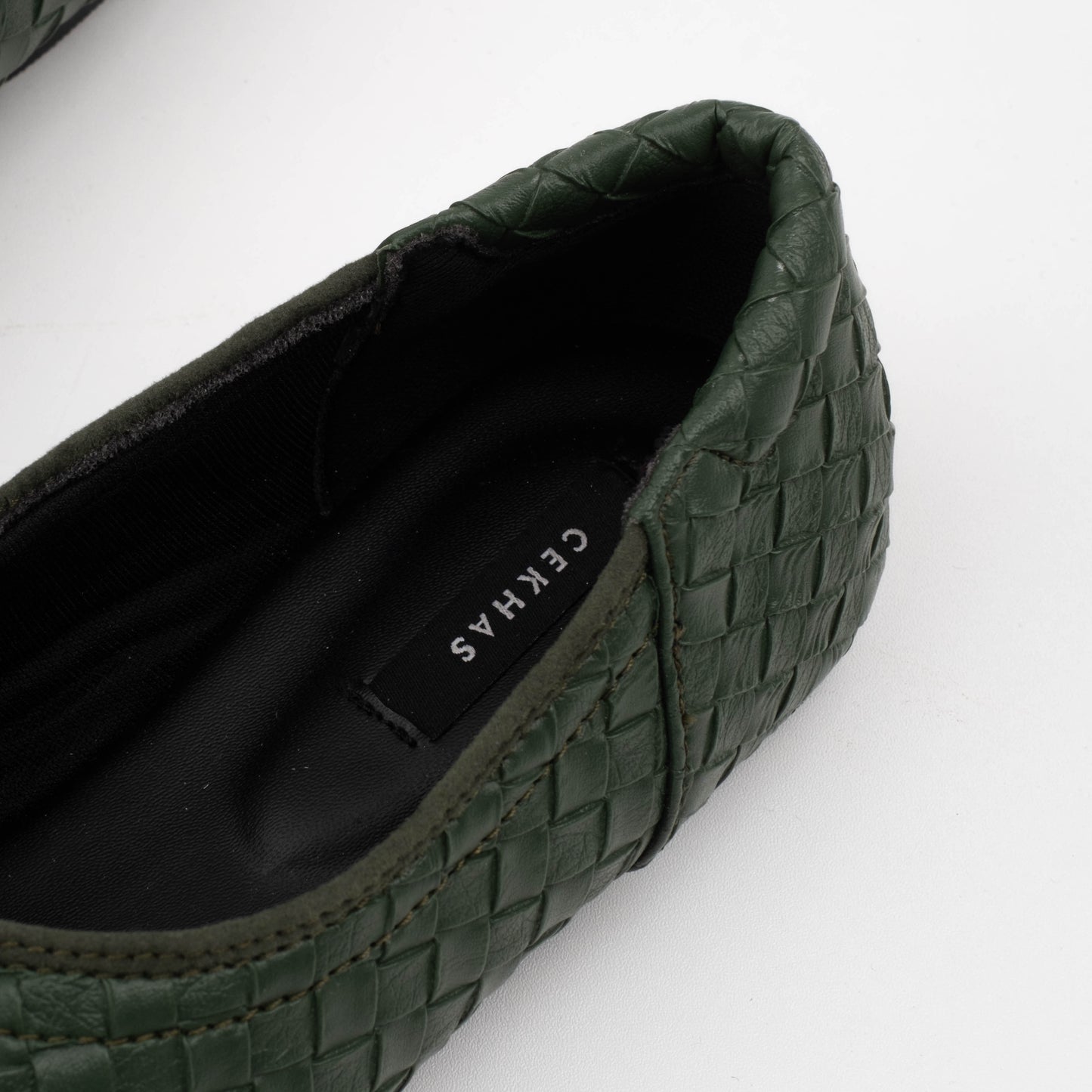 Odelia Emerald Flat Shoes - REVERIE Collection