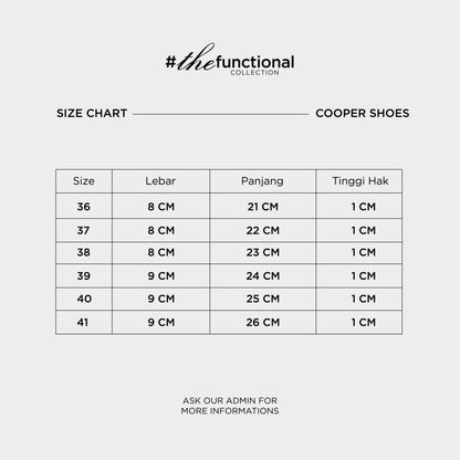 Cooper Shoes Black THE FUNCTIONAL Collection
