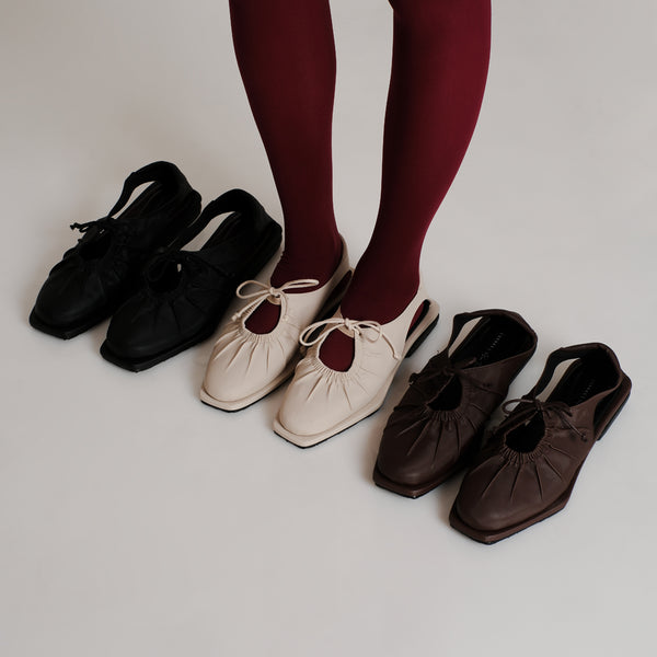 CEKHAS X VIRA TANDIA - Vexi Brown Flat Shoes