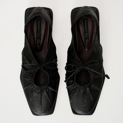 CEKHAS X VIRA TANDIA - Vexi Black Flat Shoes