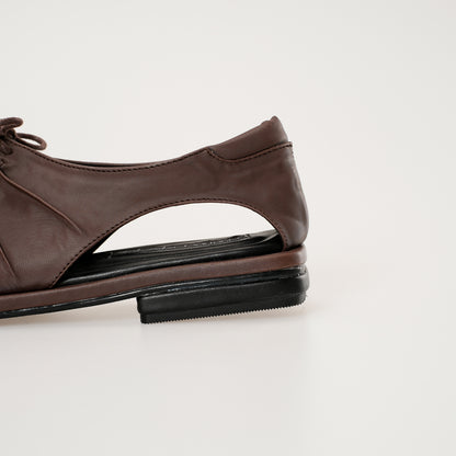 CEKHAS X VIRA TANDIA - Vexi Brown Flat Shoes