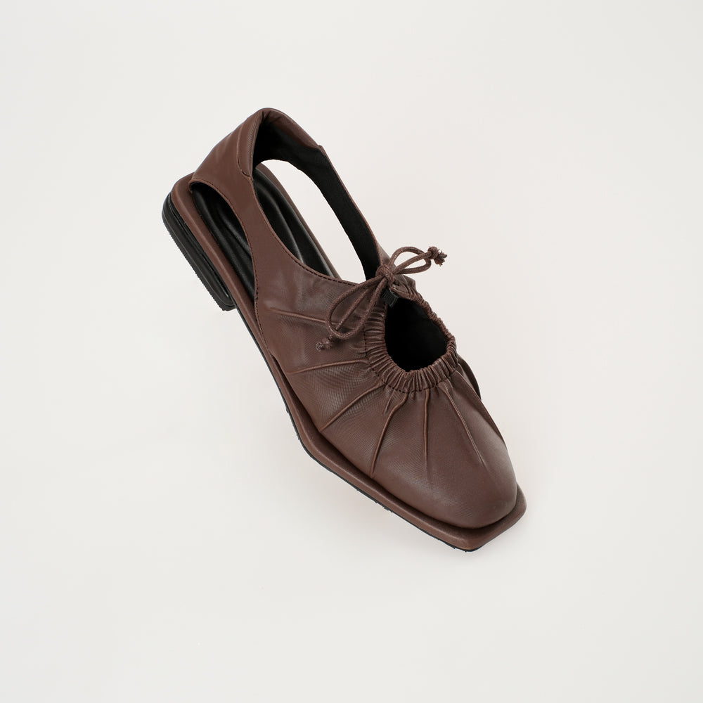 CEKHAS X VIRA TANDIA - Vexi Brown Flat Shoes