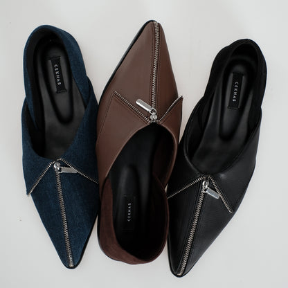 CEKHAS - Clare Flat Shoes Brown MEASURES Collection