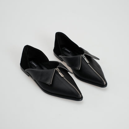 CEKHAS - Clare Flat Shoes Black MEASURES Collection